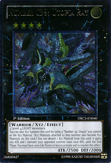 Number C39: Utopia Ray [ORCS-EN040] Ultimate Rare | The CG Realm