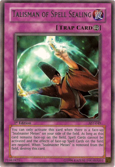Talisman of Spell Sealing [AST-049] Rare | The CG Realm