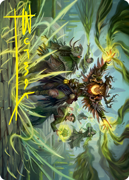 Witherbloom Command Art Card (Gold-Stamped Signature) [Strixhaven: School of Mages Art Series] | The CG Realm