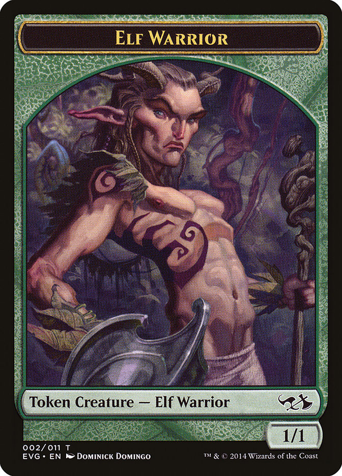 Elf Warrior Token (Elves vs. Goblins) [Duel Decks Anthology Tokens] | The CG Realm