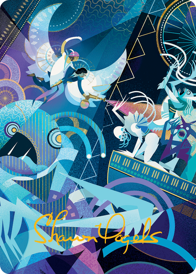 Errant and Giada Art Card (Gold-Stamped Signature) [March of the Machine Art Series] | The CG Realm