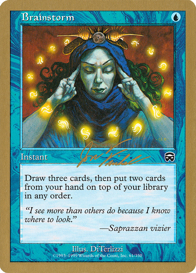 Brainstorm (Jon Finkel) [World Championship Decks 2000] | The CG Realm