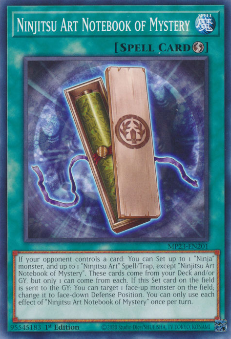Ninjitsu Art Notebook of Mystery [MP23-EN201] Common | The CG Realm