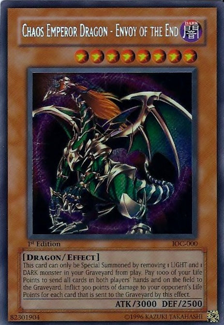 Chaos Emperor Dragon - Envoy of the End [IOC-000] Secret Rare | The CG Realm