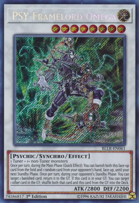 PSY-Framelord Omega [BLLR-EN061] Secret Rare | The CG Realm