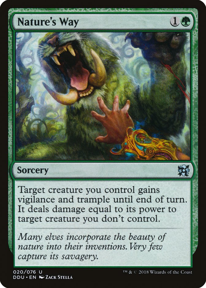 Nature's Way [Duel Decks: Elves vs. Inventors] | The CG Realm