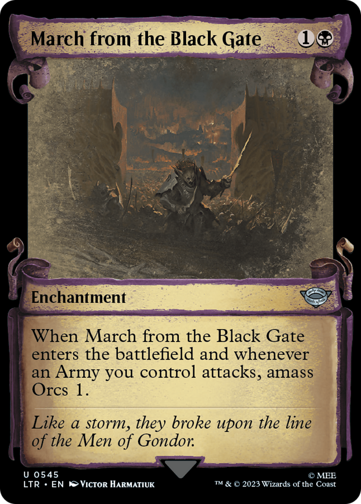March from the Black Gate [The Lord of the Rings: Tales of Middle-Earth Showcase Scrolls] | The CG Realm