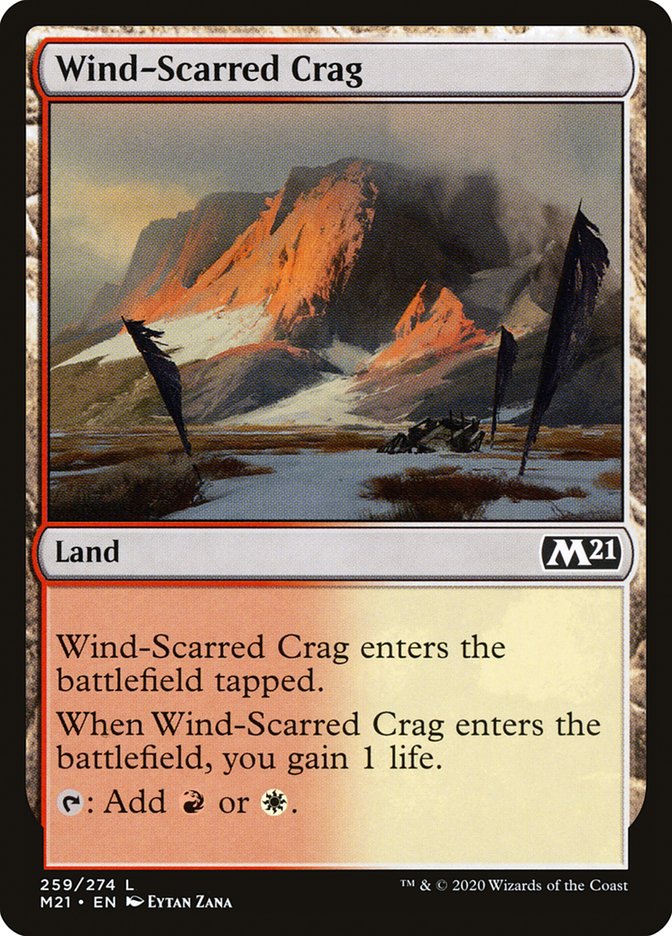 Wind-Scarred Crag [Core Set 2021] | The CG Realm