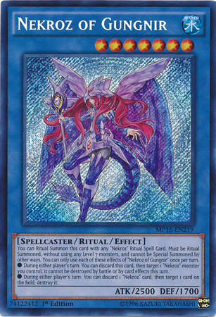 Nekroz of Gungnir [MP15-EN219] Secret Rare | The CG Realm