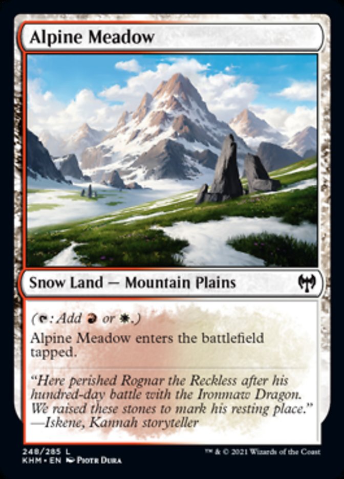 Alpine Meadow [Kaldheim] | The CG Realm