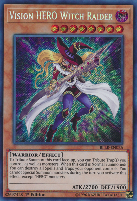 Vision Hero Witch Raider [BLLR-EN026] Secret Rare | The CG Realm