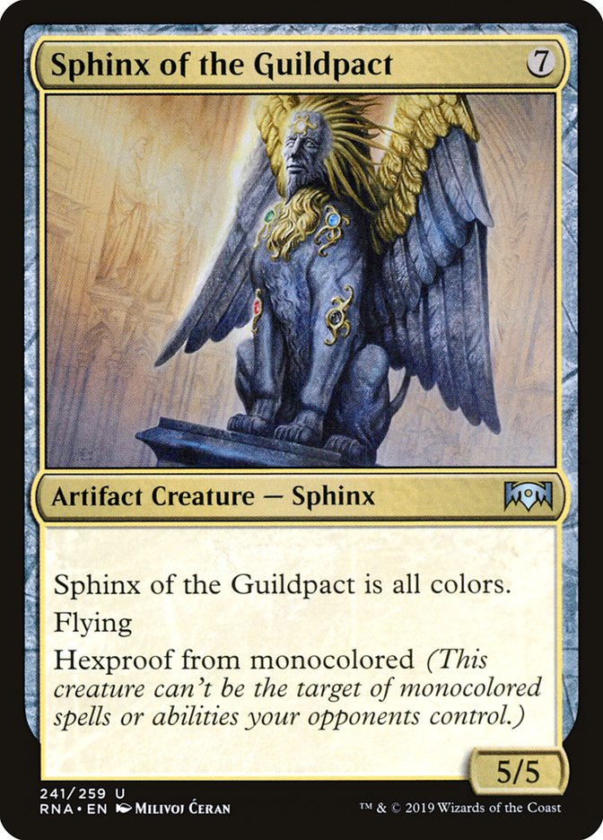 Sphinx of the Guildpact [Ravnica Allegiance] | The CG Realm