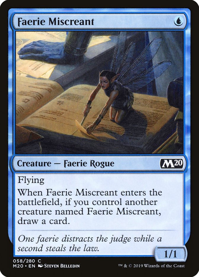 Faerie Miscreant [Core Set 2020] | The CG Realm