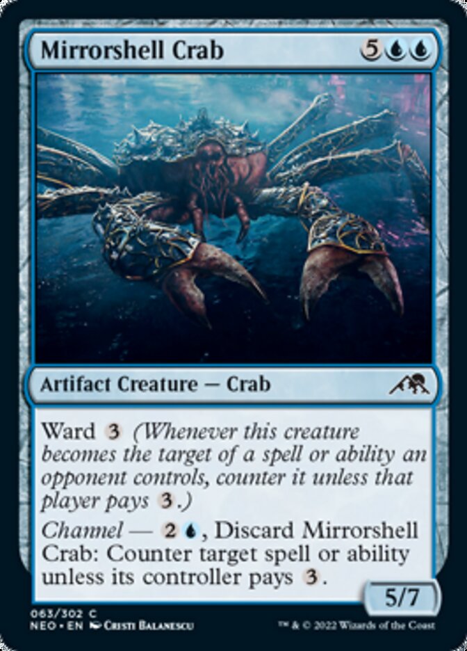 Mirrorshell Crab [Kamigawa: Neon Dynasty] | The CG Realm