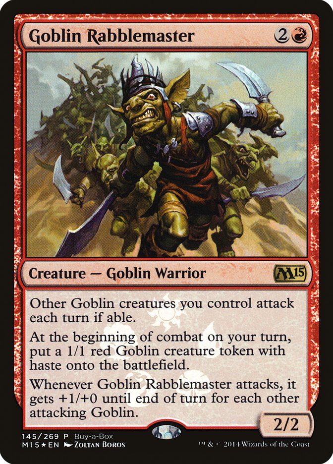 Goblin Rabblemaster (Buy-A-Box) [Magic 2015 Promos] | The CG Realm