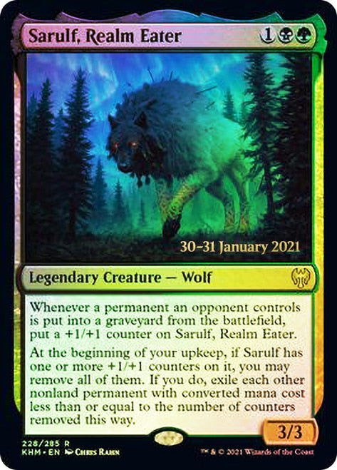 Sarulf, Realm Eater [Kaldheim Prerelease Promos] | The CG Realm