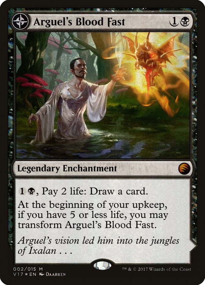 Arguel's Blood Fast (V17-002) - From the Vault: Transform: (compasslanddfc) Foil