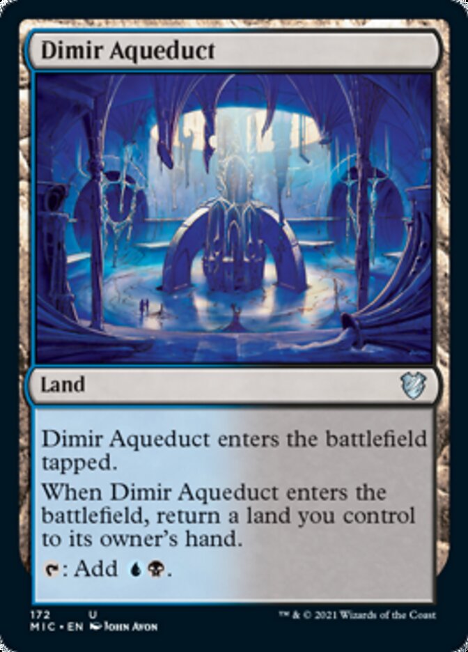 Dimir Aqueduct [Innistrad: Midnight Hunt Commander] | The CG Realm