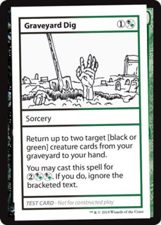 Graveyard Dig (2021 Edition) [Mystery Booster Playtest Cards] | The CG Realm