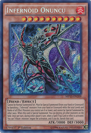 Infernoid Onuncu [MP15-EN209] Secret Rare | The CG Realm