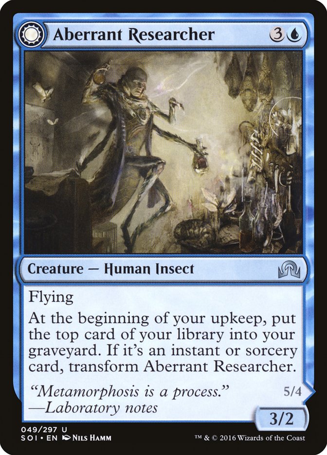 Aberrant Researcher // Perfected Form [Shadows over Innistrad] | The CG Realm