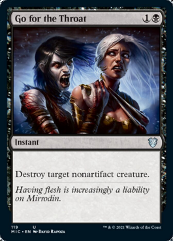 Go for the Throat [Innistrad: Midnight Hunt Commander] | The CG Realm