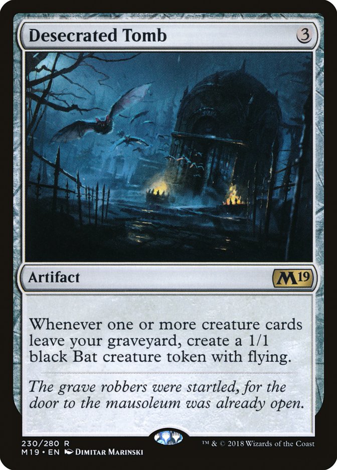 Desecrated Tomb [Core Set 2019] | The CG Realm