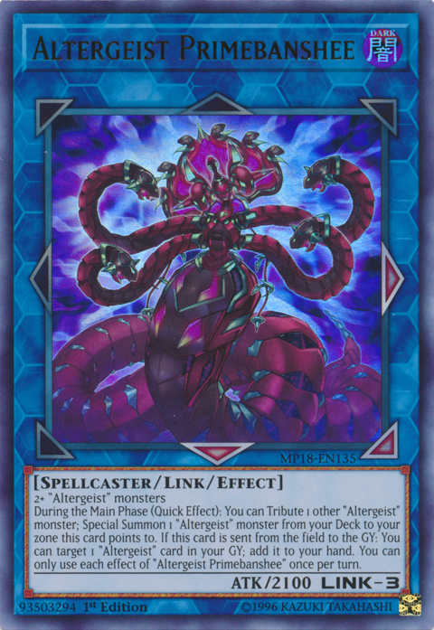 Altergeist Primebanshee [MP18-EN135] Ultra Rare | The CG Realm