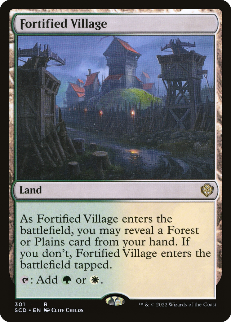 Fortified Village [Starter Commander Decks] | The CG Realm