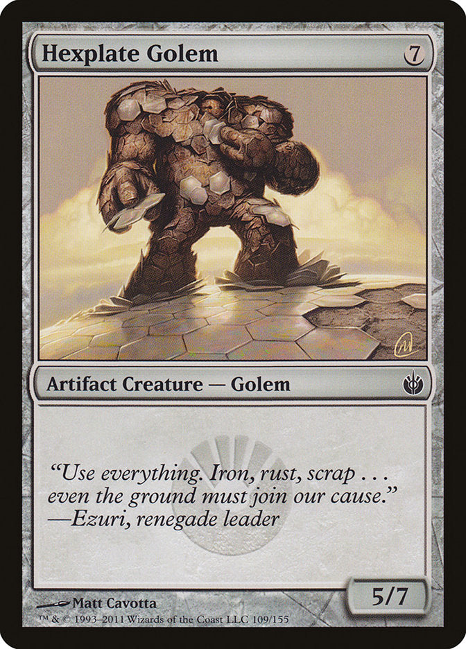 Hexplate Golem [Mirrodin Besieged] | The CG Realm