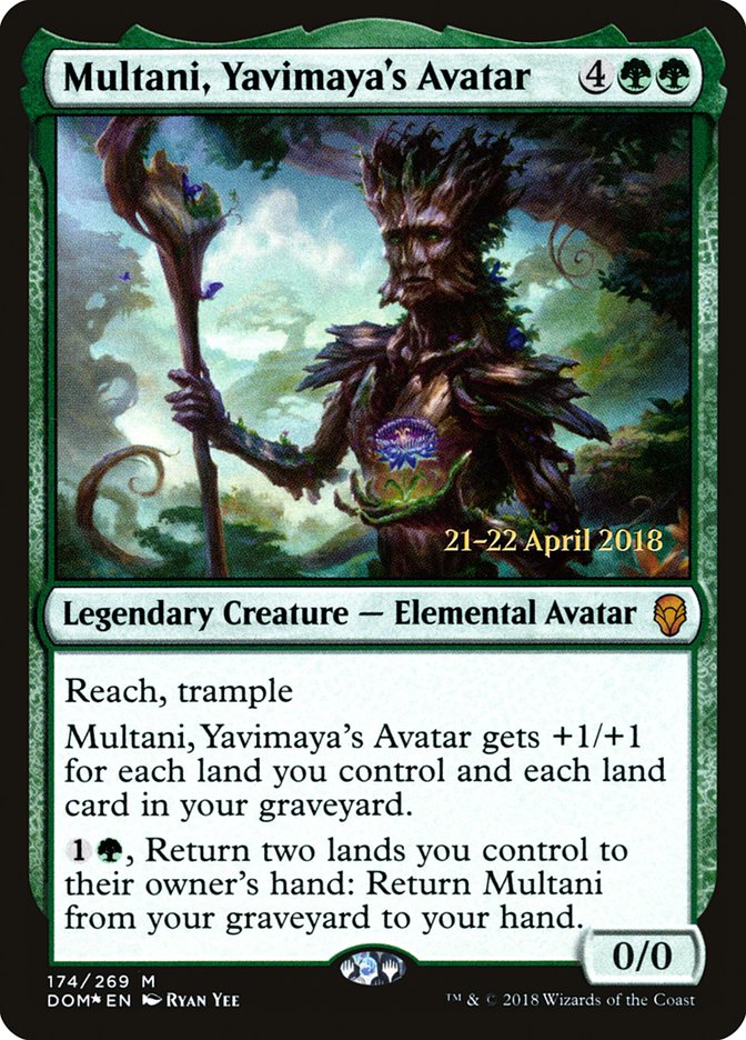 Multani, Yavimaya's Avatar [Dominaria Prerelease Promos] | The CG Realm