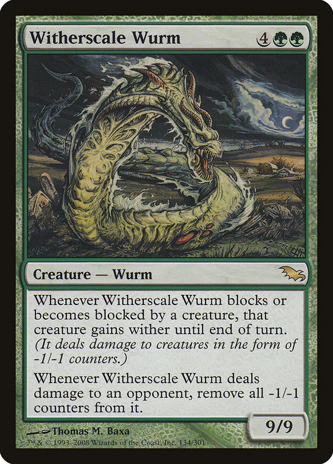 Witherscale Wurm [Shadowmoor] | The CG Realm