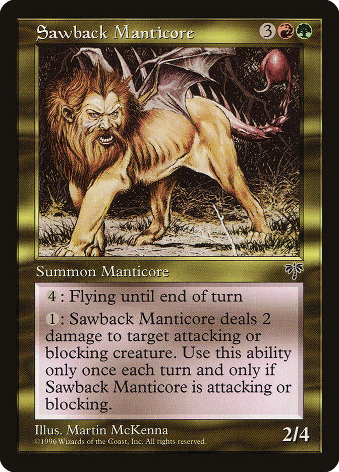 Sawback Manticore [Mirage] | The CG Realm