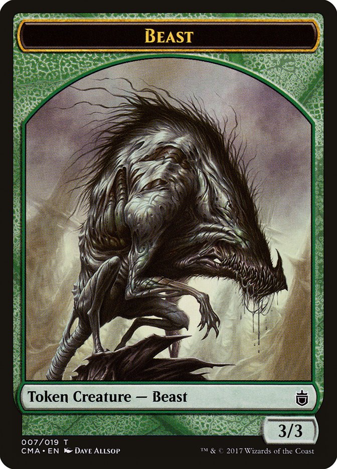 Beast Token (007/019) [Commander Anthology Tokens] | The CG Realm