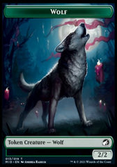 Wolf // Vampire Double-Sided Token [Innistrad: Midnight Hunt Tokens] | The CG Realm