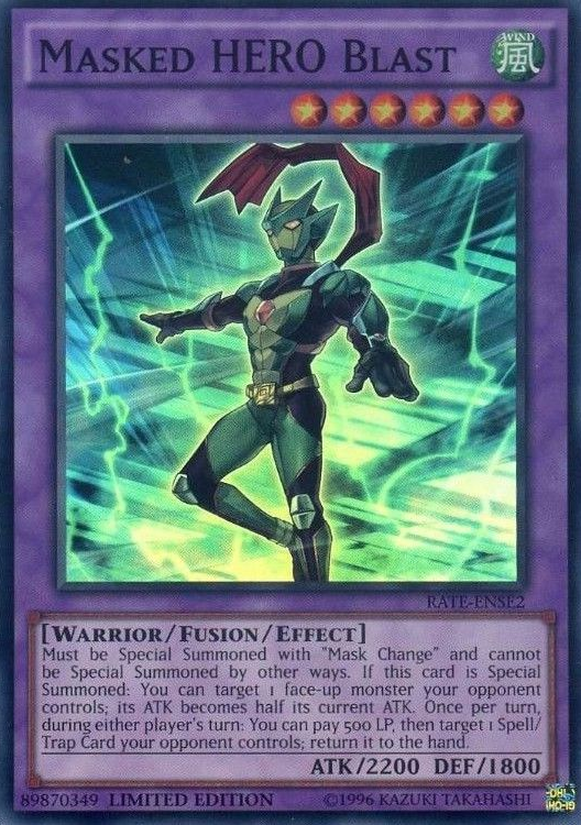 Masked HERO Blast [RATE-ENSE2] Super Rare | The CG Realm