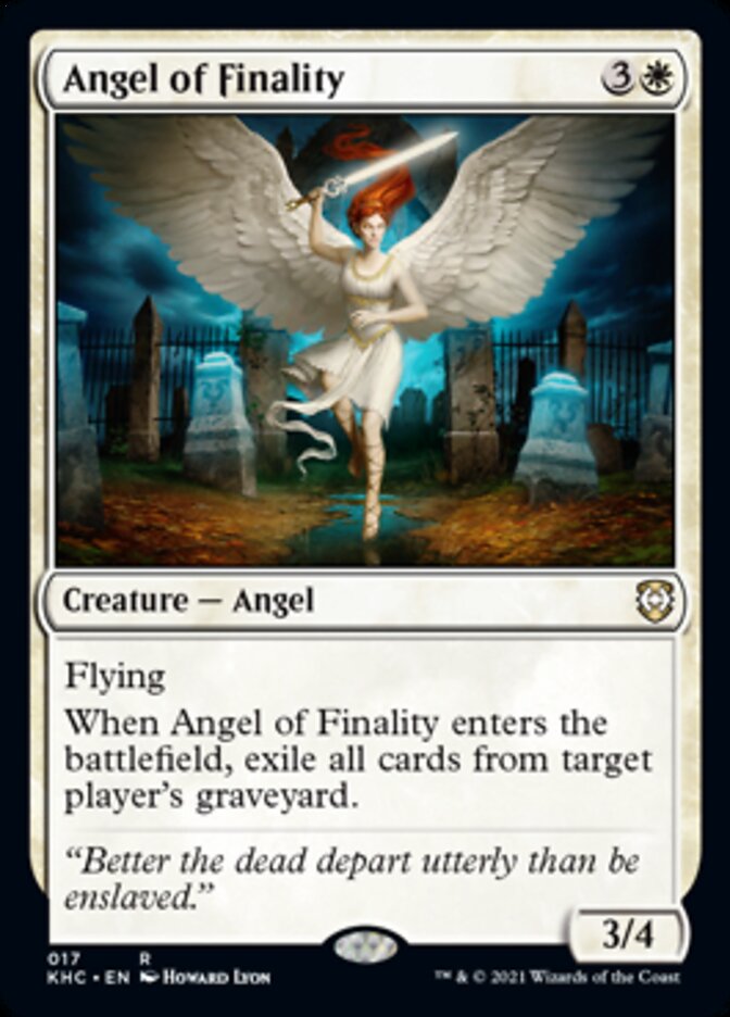 Angel of Finality [Kaldheim Commander] | The CG Realm