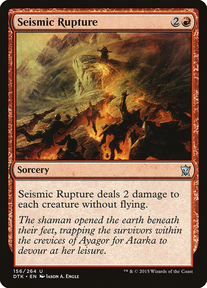 Seismic Rupture [Dragons of Tarkir] | The CG Realm