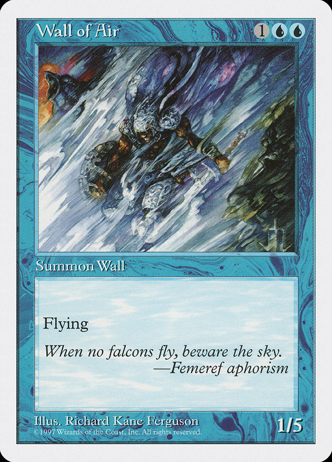 Wall of Air [Fifth Edition] | The CG Realm