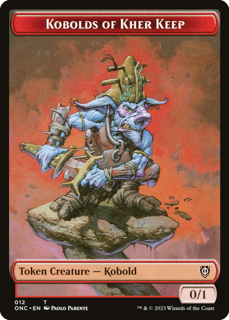 Kobolds of Kher Keep // Dragon Double-sided Token (ONC-) - Commander: Phyrexia: All Will Be One