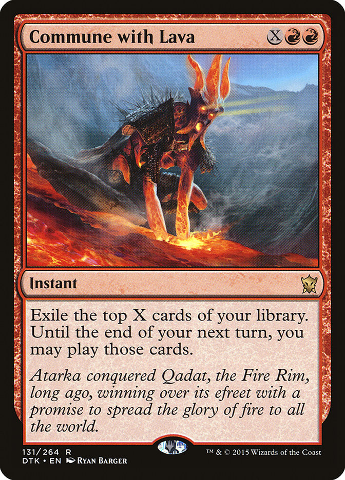Commune with Lava [Dragons of Tarkir] | The CG Realm