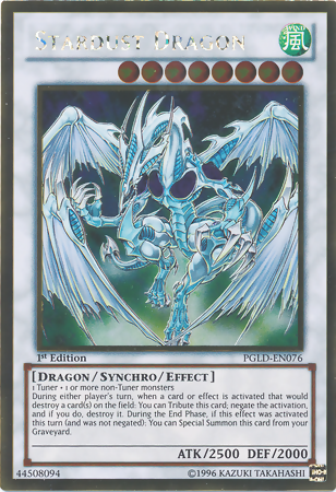 Stardust Dragon [PGLD-EN076] Gold Rare | The CG Realm