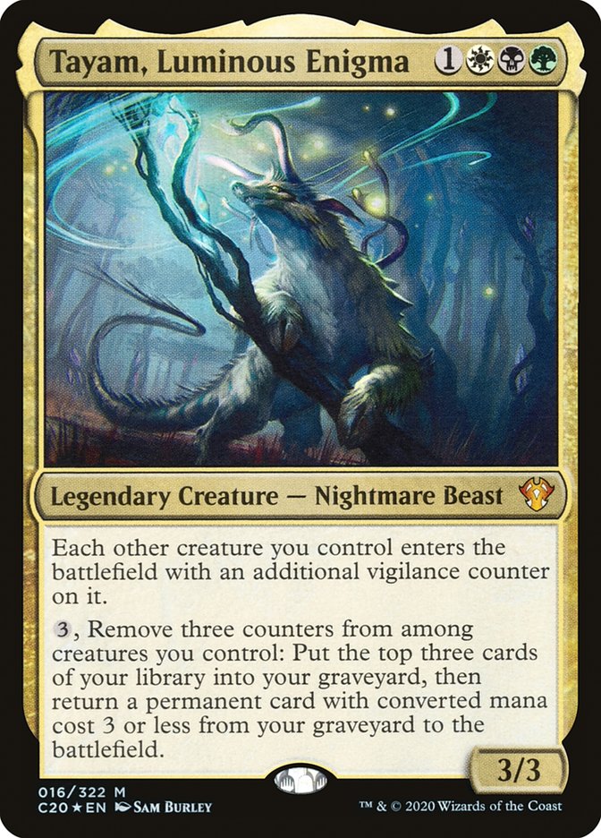 Tayam, Luminous Enigma [Commander 2020] | The CG Realm
