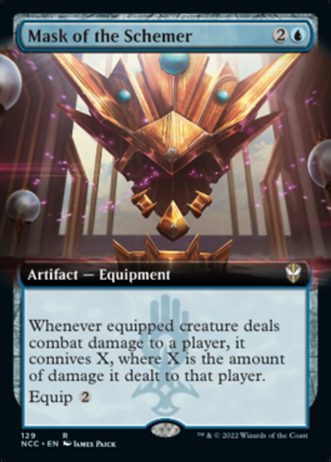 Mask of the Schemer (Extended Art) [Streets of New Capenna Commander] | The CG Realm