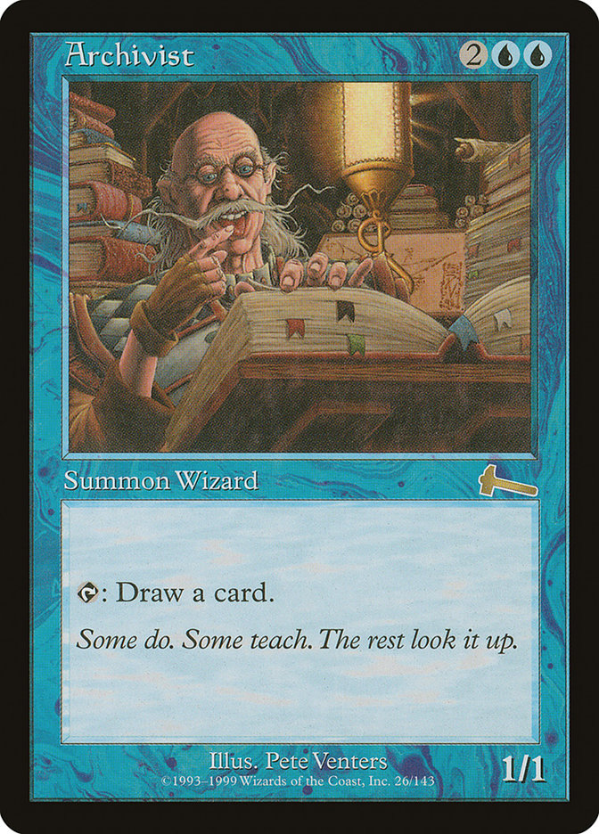 Archivist [Urza's Legacy] | The CG Realm