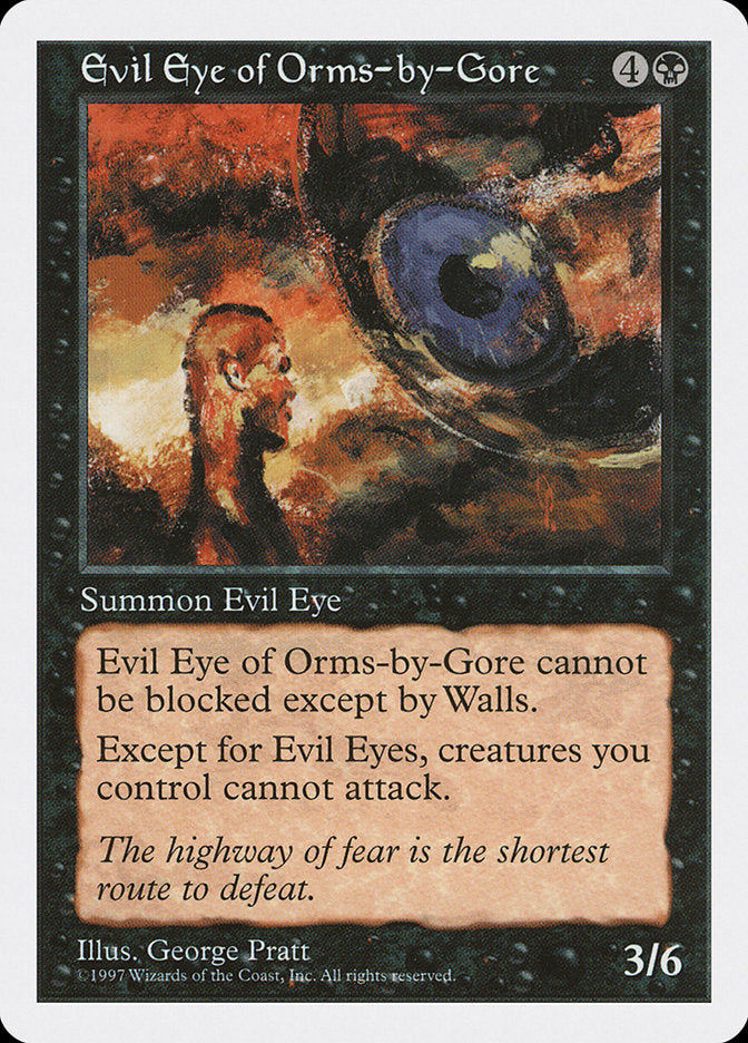 Evil Eye of Orms-by-Gore [Fifth Edition] | The CG Realm