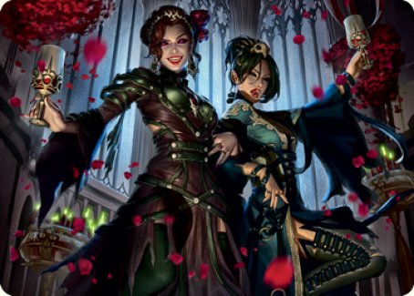 Falkenrath Celebrants 2 Art Card [Innistrad: Crimson Vow Art Series] | The CG Realm