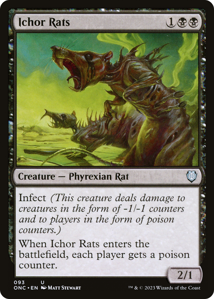 Ichor Rats [Phyrexia: All Will Be One Commander] | The CG Realm
