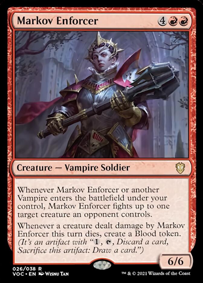 Markov Enforcer [Innistrad: Crimson Vow Commander] | The CG Realm
