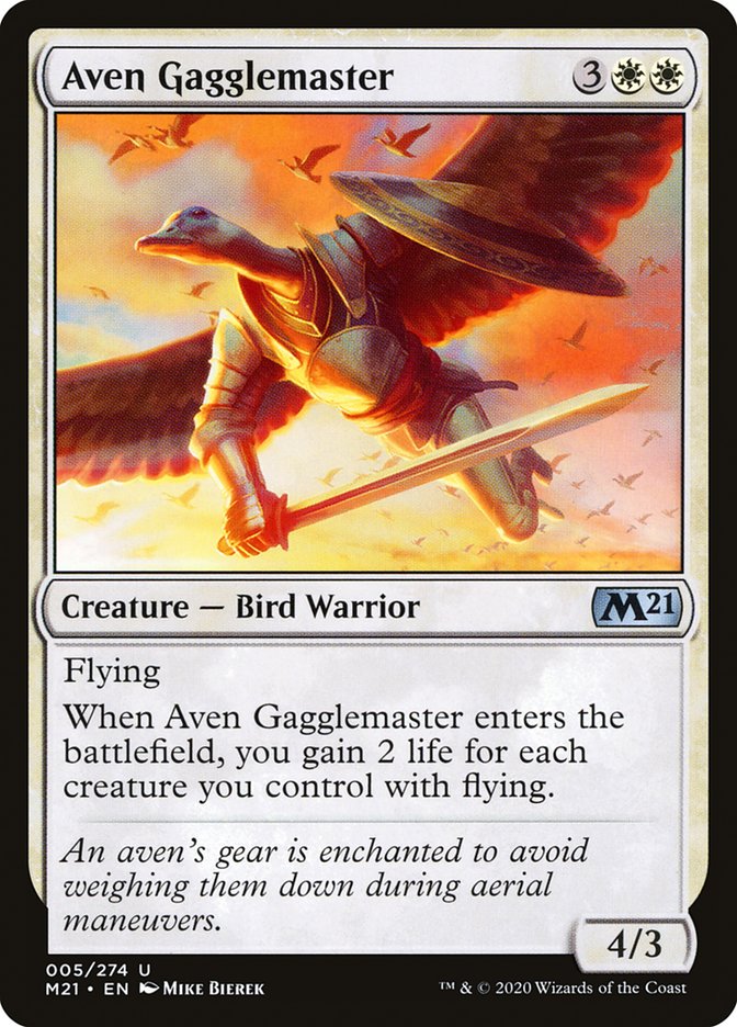 Aven Gagglemaster [Core Set 2021] | The CG Realm